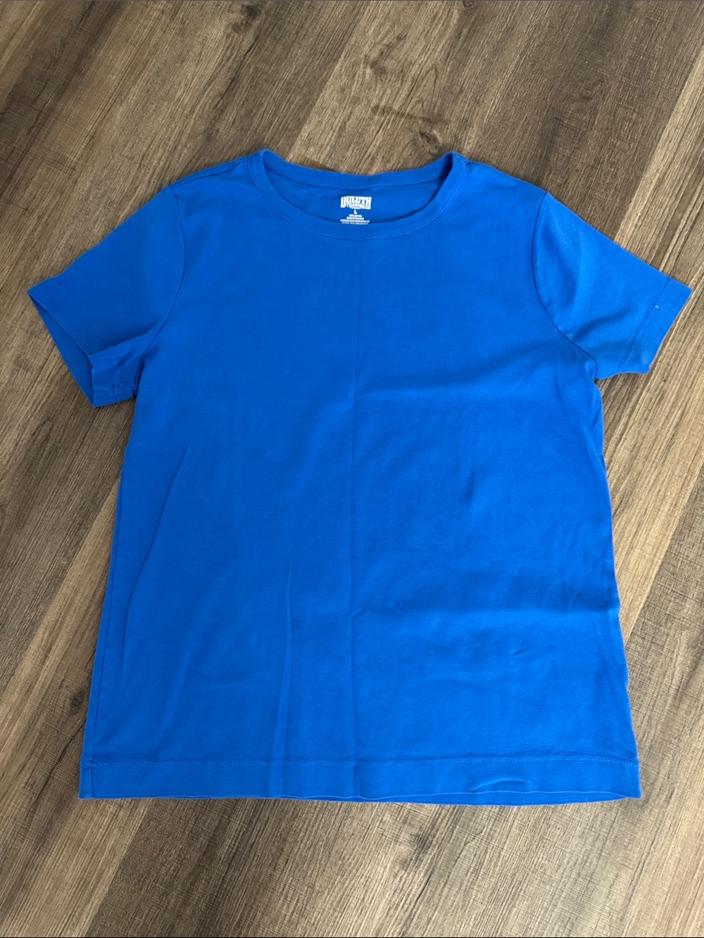 Duluth Trading Co Short Sleeve Crewneck Tee - Bright Blue